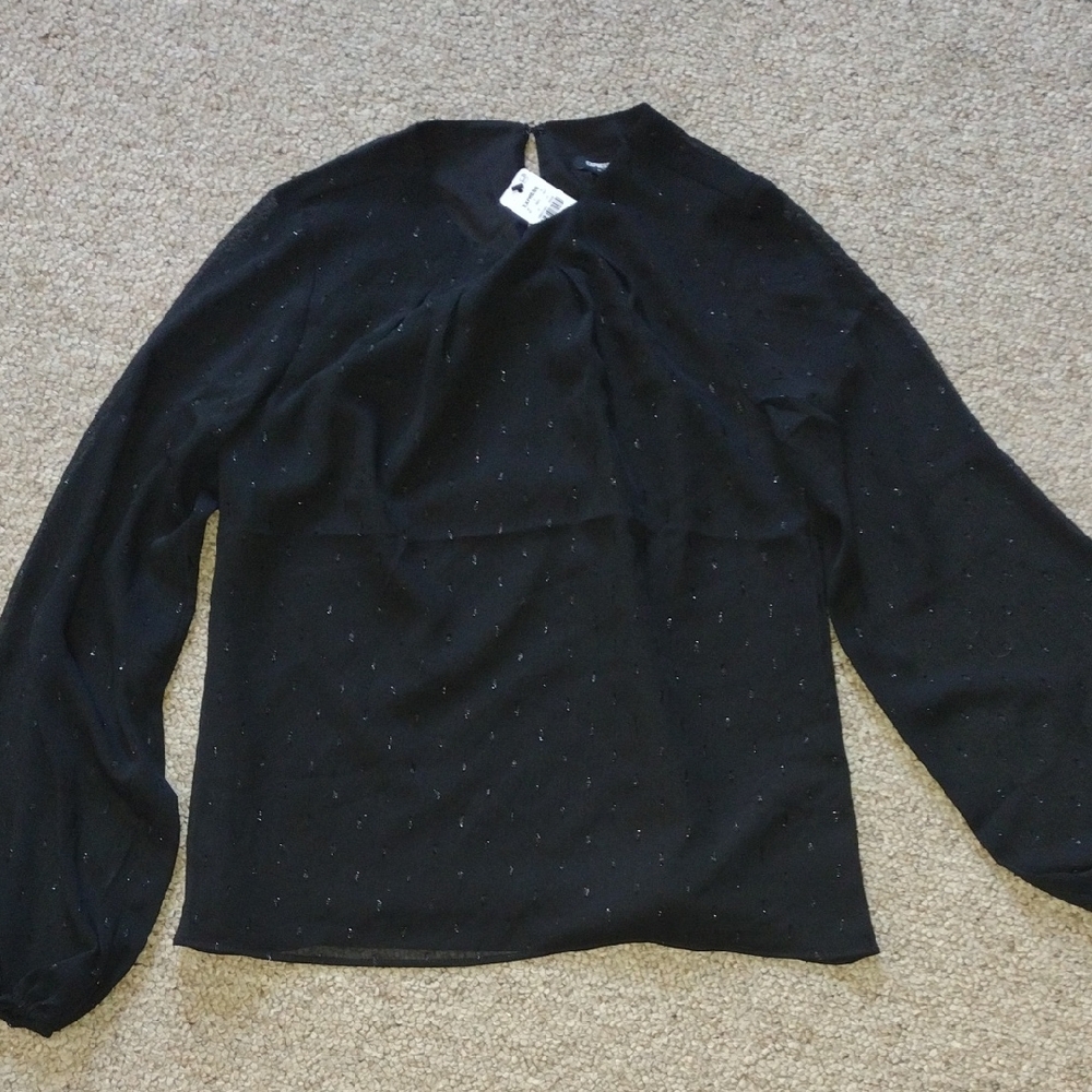 Elegant Black Women's Top